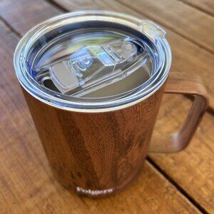 Folgers Coffee Mug, Lid & Warmer Set